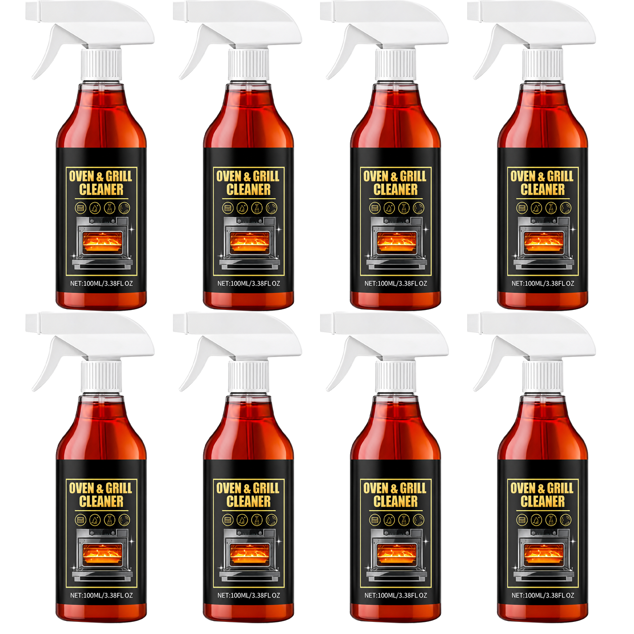 ✨Vodlan™ Oven & Grill Cleaner Spray – Dissolves Grease in 5 Mins, No Scrubbing & Eliminates Odors
