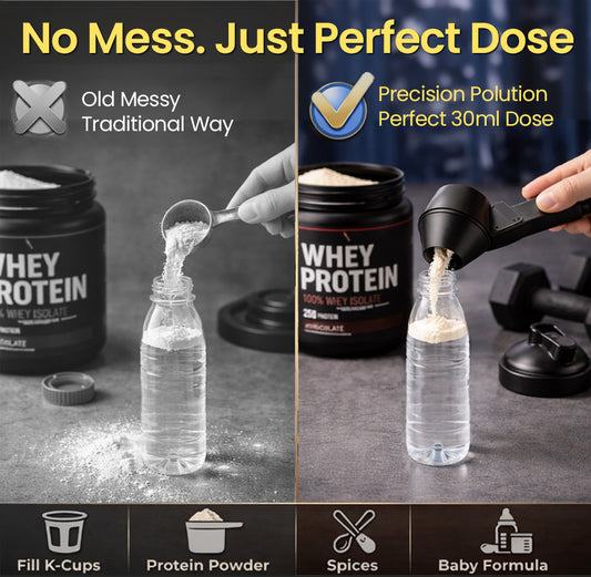 Vodlan™ Multi-Purpose Precision Powder Scoop & Funnel 🇫