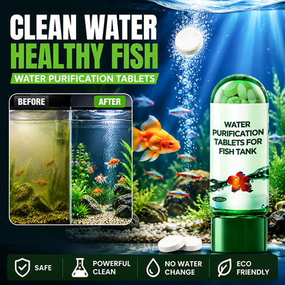 🔥Hot Sale🔥Vodlan™ Powerful Aquarium Water Purification Tablet