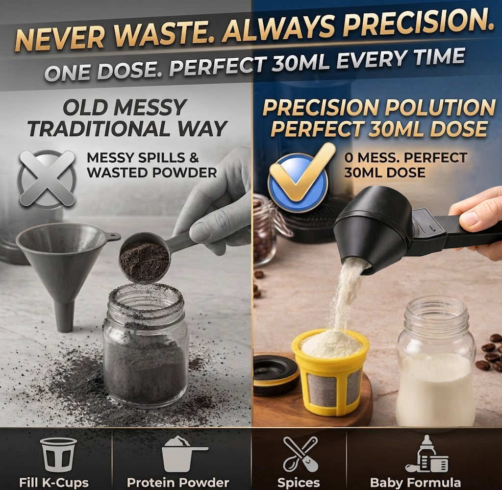 Vodlan™ Multi-Purpose Precision Powder Scoop & Funnel (Copy)