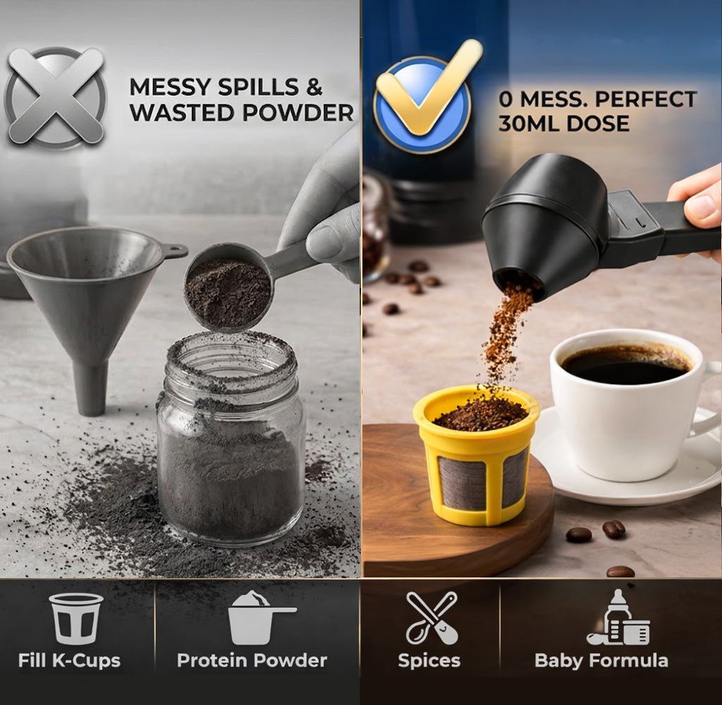 🔥Vodlan™ Multi-Purpose Precision Powder Scoop & Funnel