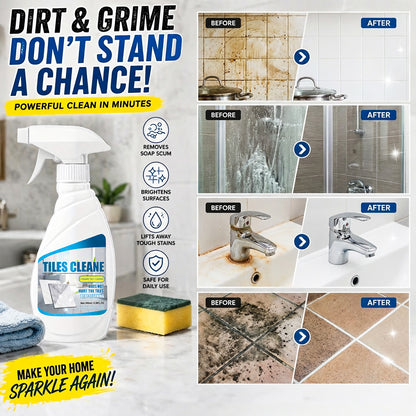 💦Vodlan™ Tile & Grout Cleaner Spray – Remove Deep Stains & Restore Clean Surfaces