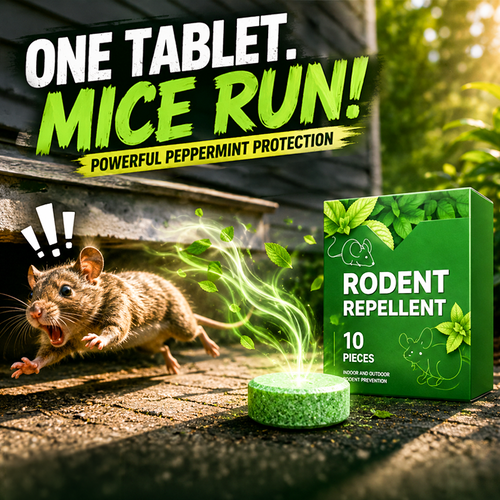 🏠🛡️ Aovego® Natural Peppermint Rodent Repellent Tablets