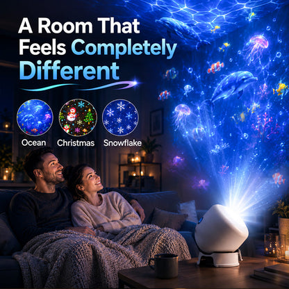 🔥Hot Sale🔥 Aovego® Dynamic Rotating LED Projector Light