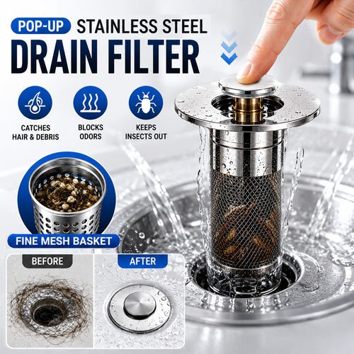 🚰 Vodlan™ Stainless Steel Floor Drain Filter