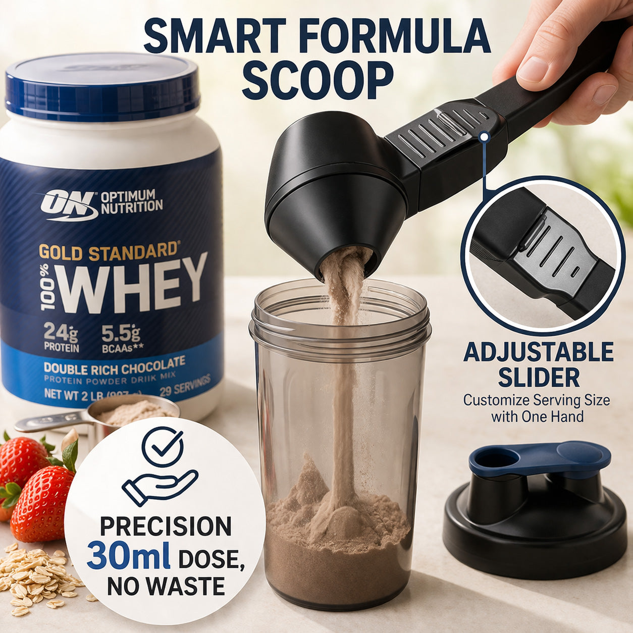 🔥Vodlan™ Multi-Purpose Precision Powder Scoop & Funnel