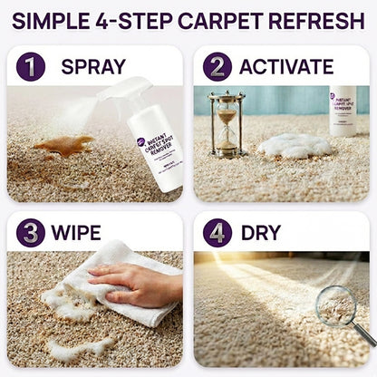 Vodlan™ Instant Carpet Stain Remover Spray – Fast-Drying Foam Cleaner