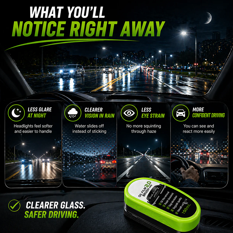 Vodlan™ Multi-Surface Glass Cleaner — Remove Oil Film & Restore Clarity Instantly