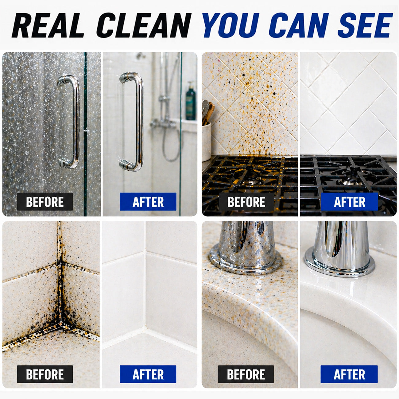 💦Vodlan™ Tile & Grout Cleaner Spray – Remove Deep Stains & Restore Clean Surfaces