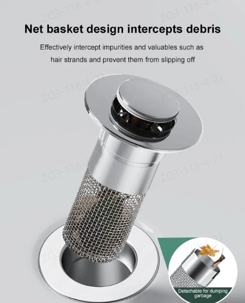 🚰 Vodlan™ Stainless Steel Floor Drain Filter
