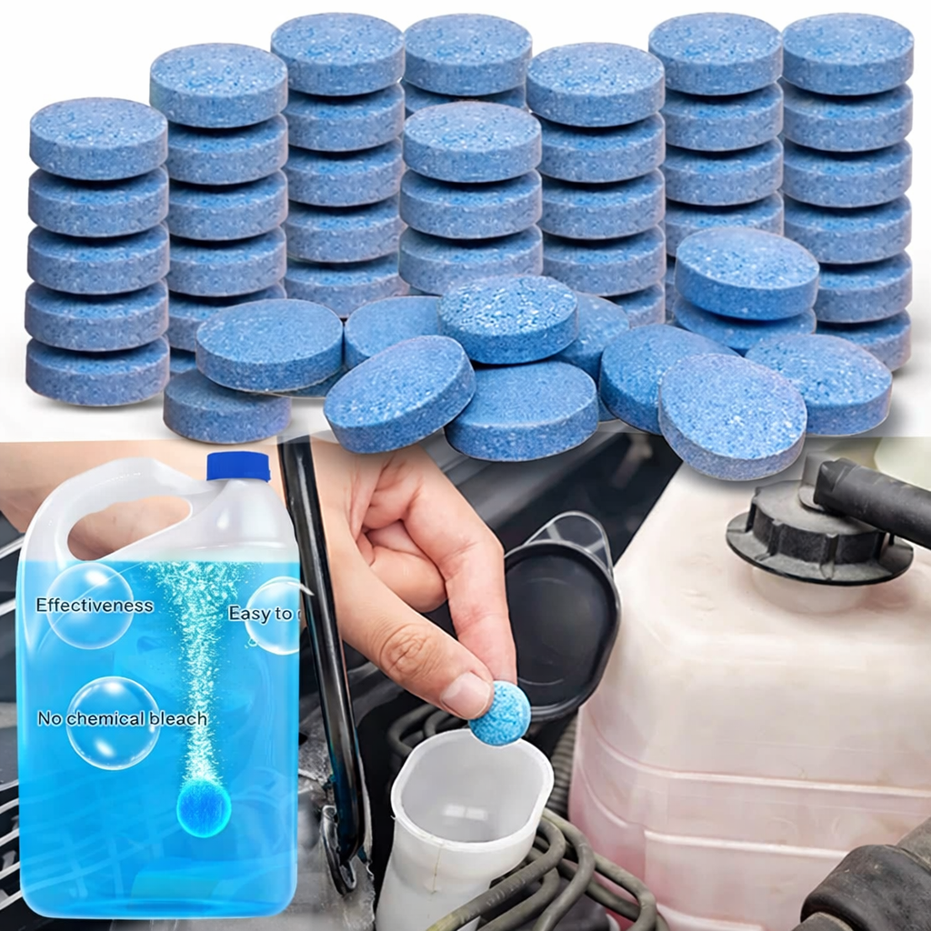 Vodlan™ Windshield Washer Tablets – Crystal Clear, Streak-Free in Seconds