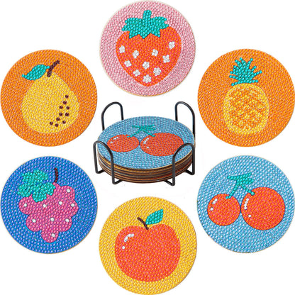 Vodlan™ DIY Diamond Painting Coaster Kits (Set of 6) (Offer)