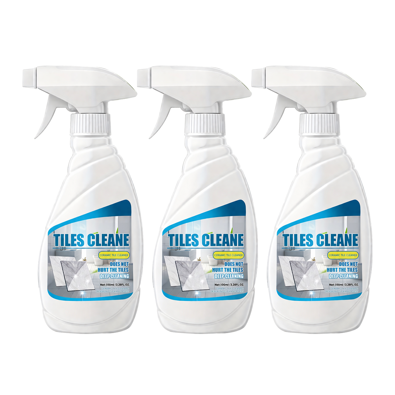 3 Bottles - For kitchen & bathroom