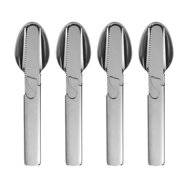 Vodlan™ Pocket Kitchen 4-in-1 Stainless Steel Cutlery Set