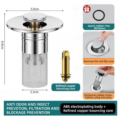 🚰 Vodlan™ Stainless Steel Floor Drain Filter