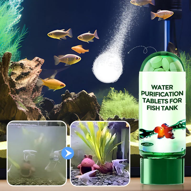🔥Hot Sale🔥Vodlan™ Powerful Aquarium Water Purification Tablet