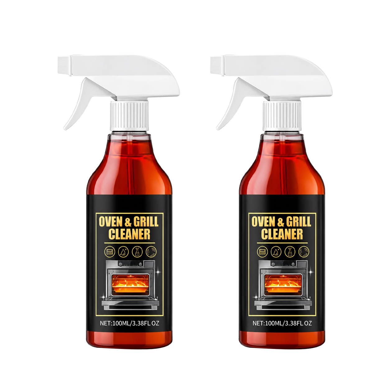 ✨Vodlan™ Oven & Grill Cleaner Spray – Dissolves Grease in 5 Mins, No Scrubbing & Eliminates Odors