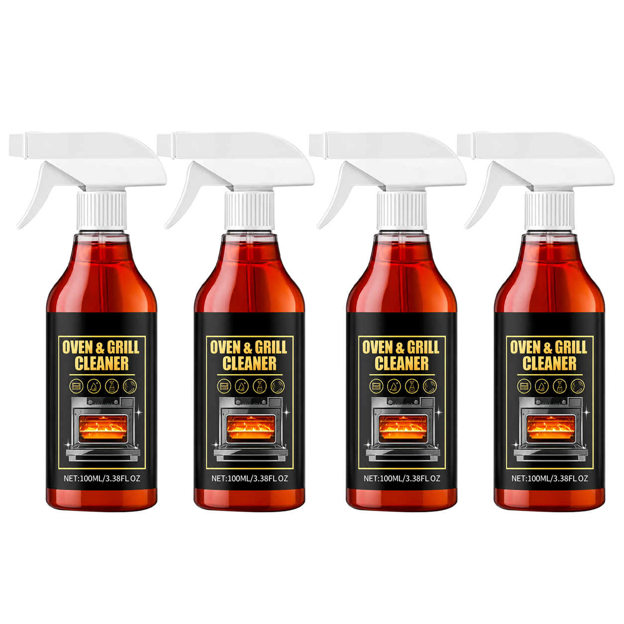 4 Bottles — Clean Everything in One Go