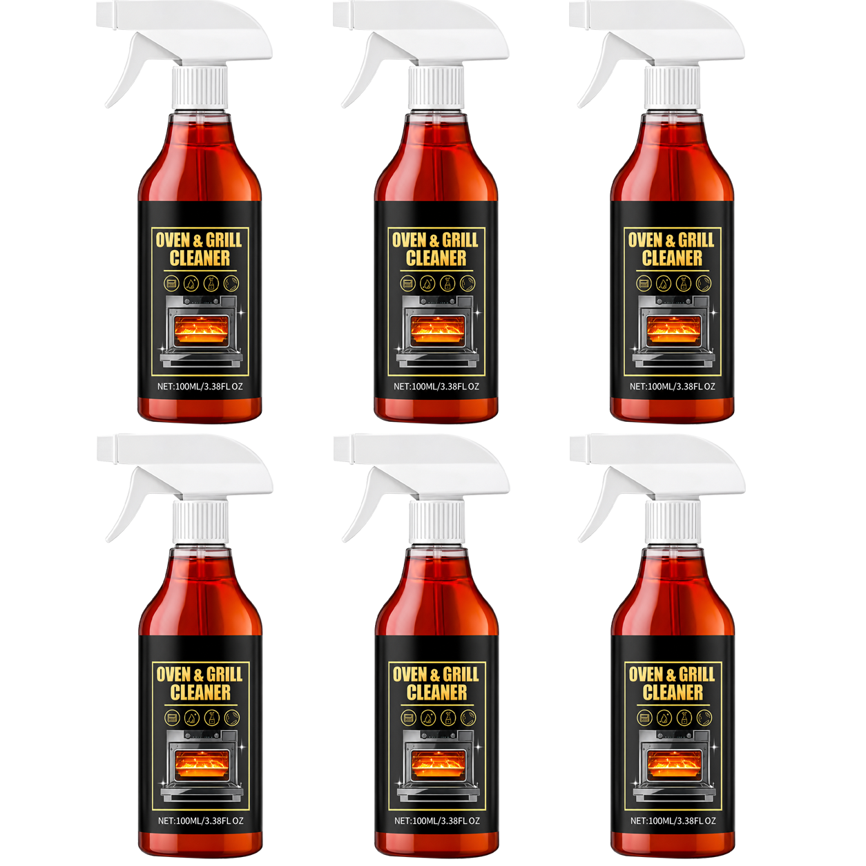 ✨Vodlan™ Oven & Grill Cleaner Spray – Dissolves Grease in 5 Mins, No Scrubbing & Eliminates Odors