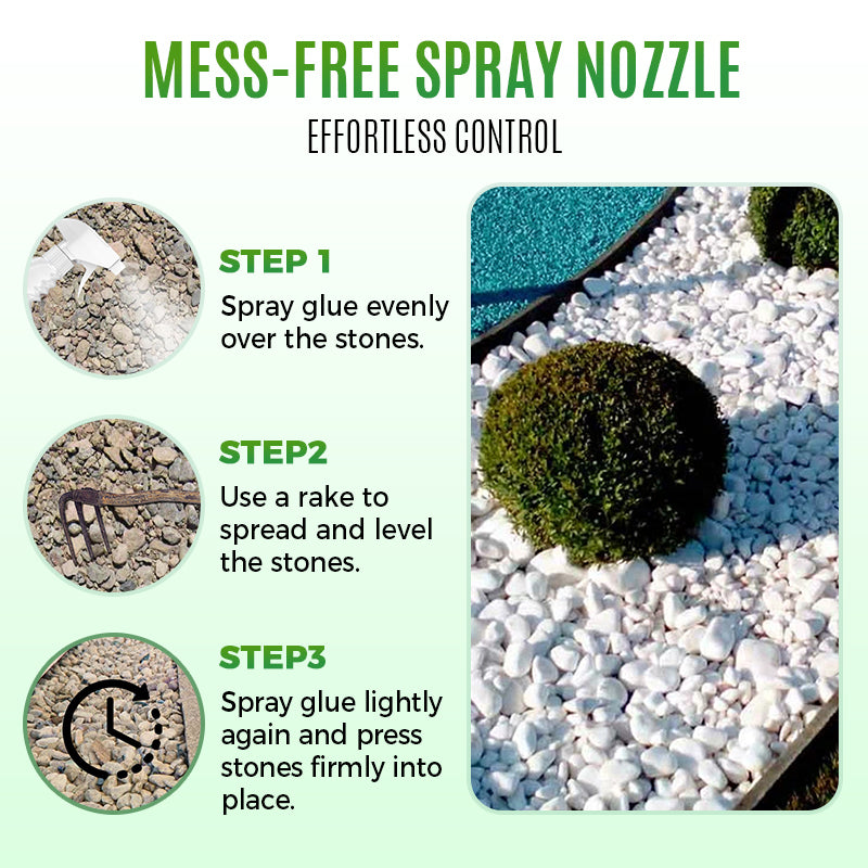 🌿Vodlan™ Clear & Waterproof Rock Glue For Landscaping✨Transform Your Garden 💪🌿