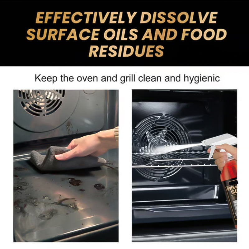 ✨Vodlan™ Oven & Grill Cleaner Spray – Dissolves Grease in 5 Mins, No Scrubbing & Eliminates Odors