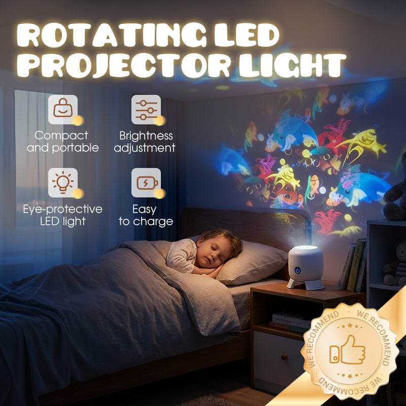 🔥Hot Sale🔥 Aovego® Dynamic Rotating LED Projector Light