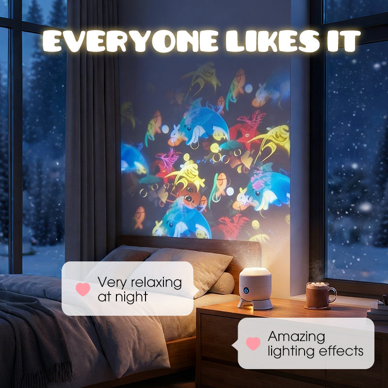 🔥Hot Sale🔥 Aovego® Dynamic Rotating LED Projector Light