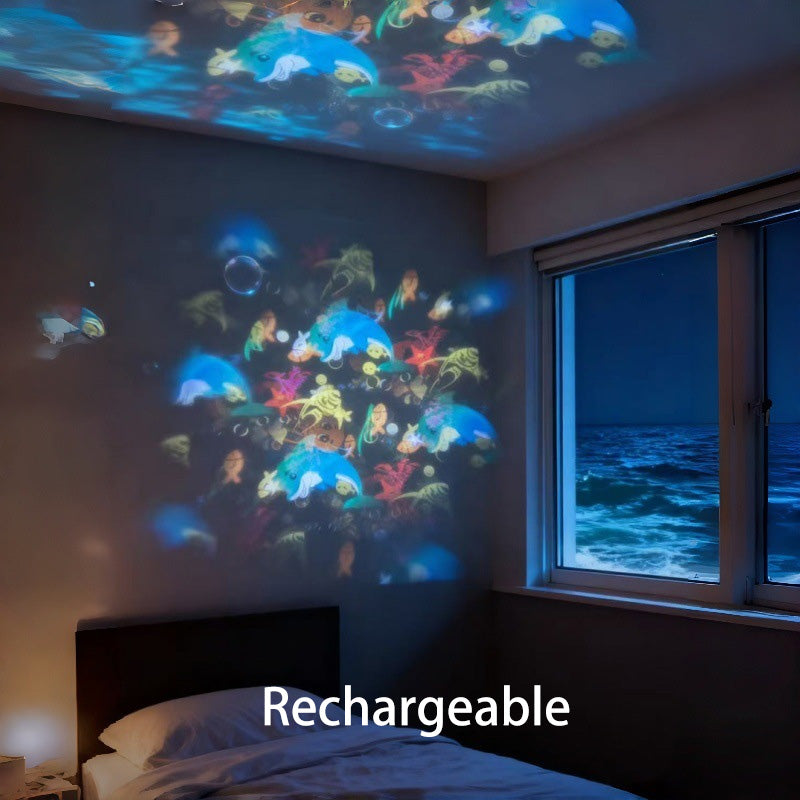 🔥Hot Sale🔥 Aovego® Dynamic Rotating LED Projector Light