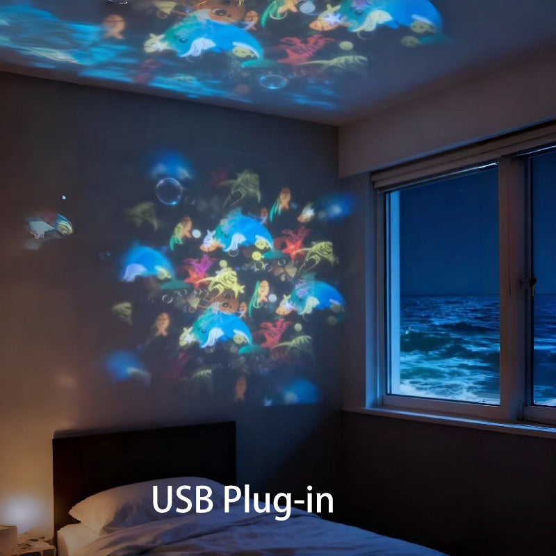 🔥Hot Sale🔥 Aovego® Dynamic Rotating LED Projector Light